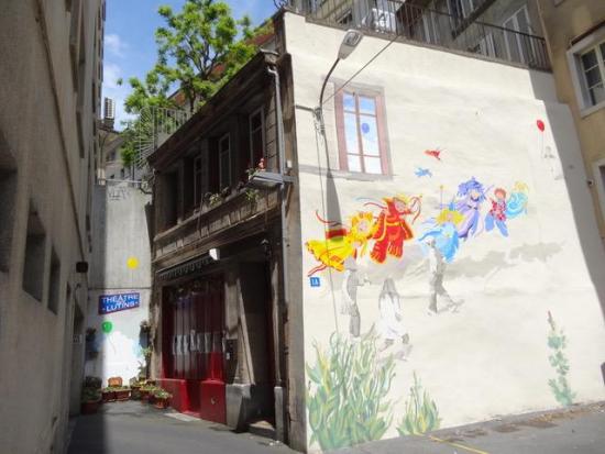 Vue d'ensemble de la fresque