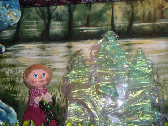 Ptilou voit un mirage apparaître sur l'étang