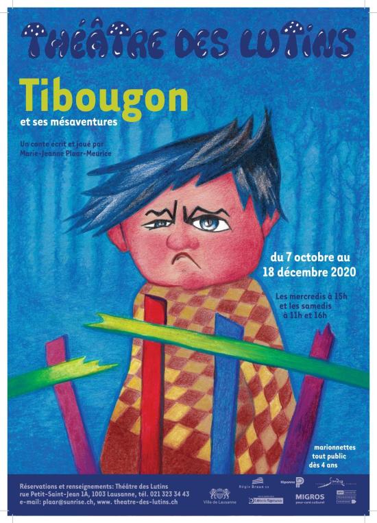 Affiche; Jeune homme boudeur devant une barrière cassée